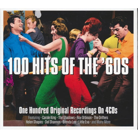 Various - 100 Hits Of The 60s (100 tracks) (4xCD) (deluxe 4-fold digipak) - CD