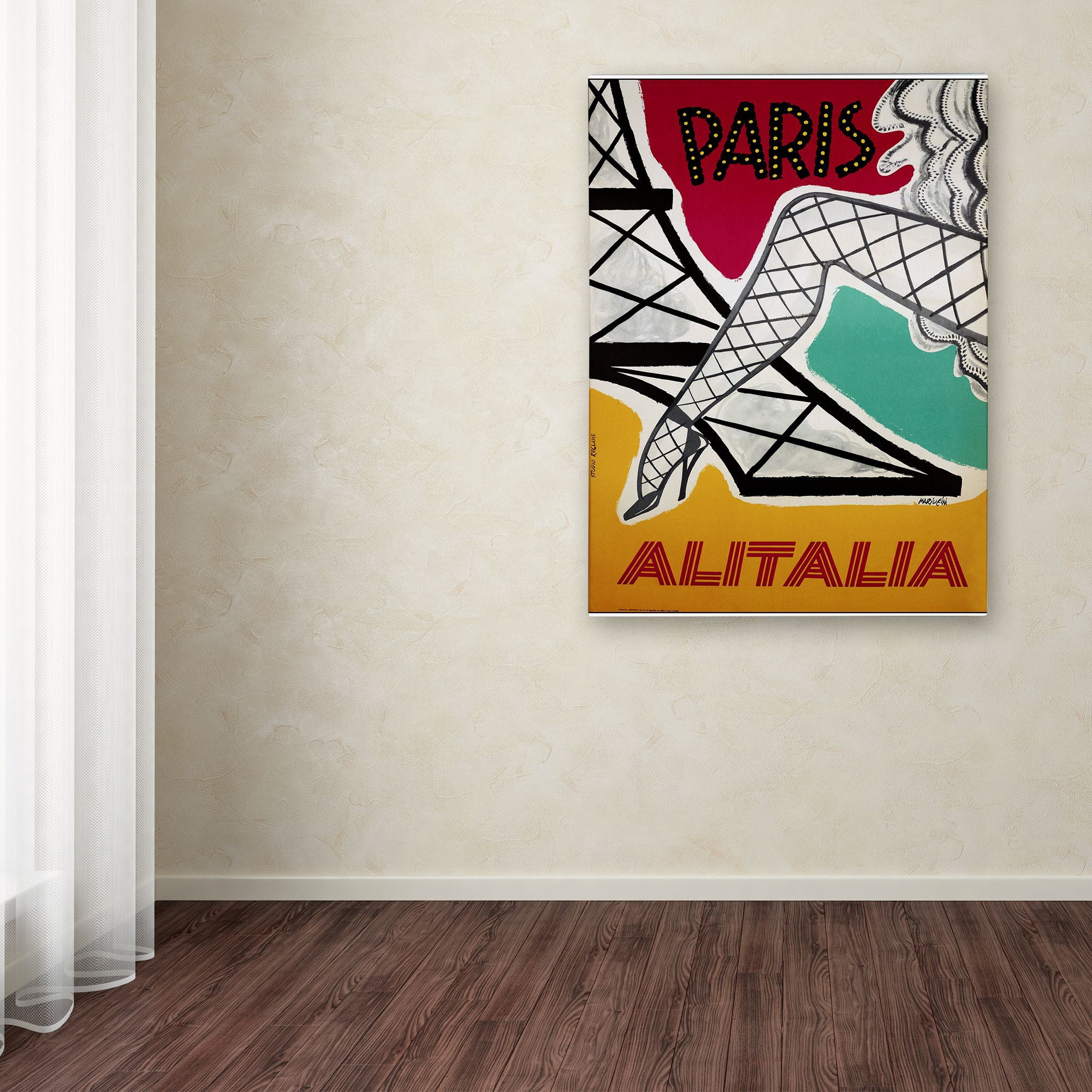 Trademark Fine Art 'Travel 257' Canvas Art by Vintage Lavoie