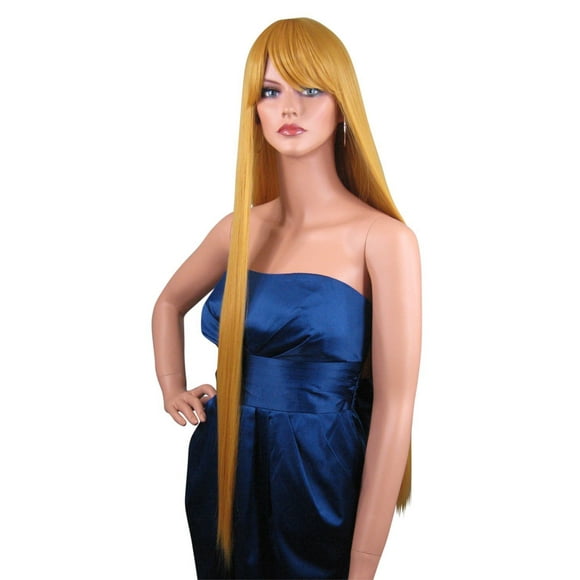 Epic Cosplay Persephone Dark Red Long Straight Wig 40 Inches (12DR)