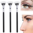 thumbnail image 2 of Precision Lash Brush with Synthetic Fiber and Wood Handle for ClumpFree Eye Makeup Application 3pcs, 2 of 3