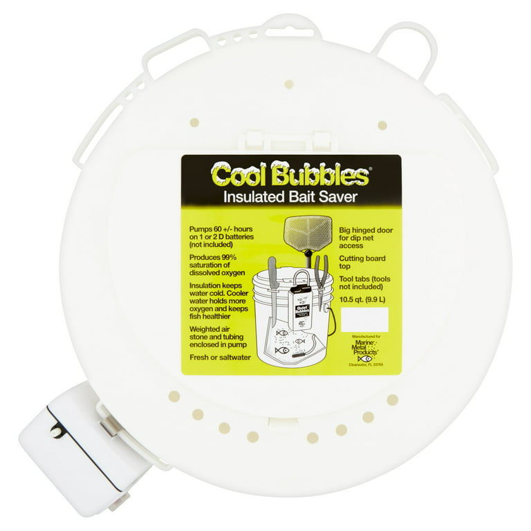 Marine Metal Cool Bubbles Insulated Bait Saver