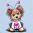 thumbnail image 2 of CafePress - Yorkie Luv Bug Long Sleeve Infant Bodysuit - Long Sleeve Cotton Baby Bodysuit, 2 of 4
