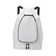 thumbnail image 2 of Mochila de tenis con compartimento para zapatos, gran capacidad, impermeable, multiusos para Blanco, 2 of 9