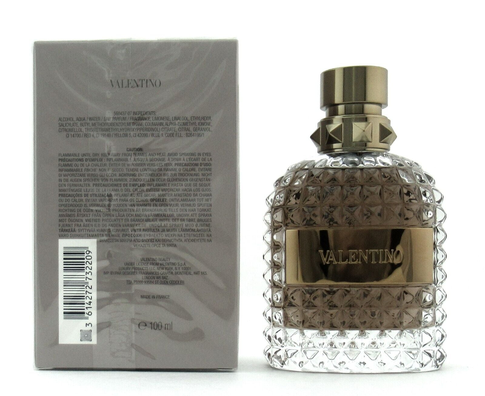 Valentino Uomo Men's Perfume: Eau De Toilette Spray, 3.4 oz