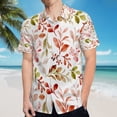 thumbnail image 5 of High Quality Hawaiian Shirts for Men Short Sleeve Aloha Beach Shirt Floral Summer Casual Button Down Shirts Blouses NEUD5R, 5 of 7