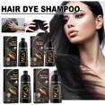 thumbnail image 2 of Champú para teñir el cabello 3 en 1, oscurecimiento de cabello instantáneo, gris a negro, cobertura de color Natural, cabello blanco a negro para mujeres y hombres, 2 of 5