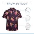 thumbnail image 7 of High Quality Hawaiian Shirts for Men Short Sleeve Aloha Beach Shirt Floral Summer Casual Button Down Shirts Blouses GAPTC3, 7 of 7