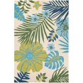thumbnail image 1 of Couristan 53563561056080T 5 Pi 6 Po x 8 Pi Laelia Rug&44; Ivoire et Fougère, 1 of 1