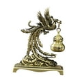 thumbnail image 5 of Dualoai Phoenix Statue Hanging Incense Burner Cone Coil Incense Holder for Tea House Gold, 5 of 9