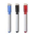 thumbnail image 3 of hefeisuimishangmaoyouxiangongsi Dry Erase Markers with Eraser, Assorted Colors, 14 Count, 3 of 5