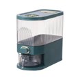 thumbnail image 1 of 5KG/10KG Rice Bucket High Capacity Visible Window Moisture-proof Built-in Repellent Box One-Button Pressing Rice Storage Container Kitchen Tool, 1 of 12
