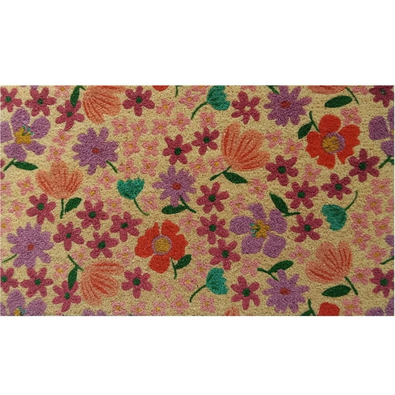 Briarwood Lane Spring Blooms Coir Doormat 18 x 30