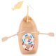 thumbnail image 5 of Mini Beach Set for Dollhouse Micro Dinghy Boat with Life Buoy and Paddle, Detailed Miniature Accessories for Summer Home Decor and DIY Micro, 5 of 5