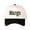 Black, variant on Margs Letter Embroidered Color Block Trucker Hat Unisex Adjustable Cotton Breathable Fashion Cap for Travel Daily Wear