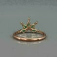 thumbnail image 4 of 2Ct Marquise Cut Simulated Green Emerald Women's Gift Engagement Ring 14K Rose Gold Plated, 4 of 4