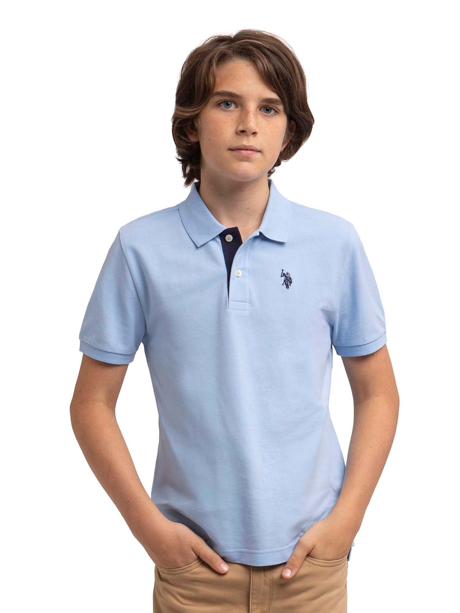 U.S. Polo Assn. Boys Pique Polo Shirt, Sizes 4-18