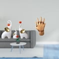 thumbnail image 2 of Esculturas De Animales De La Familia De Elefantes Y Figuras De Manos Entrelazadas. Decoración única Para Escritorios Y Estanterías, Ideal Para Salas De Estar, Dormitorios Y Mesas., 2 of 8