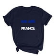 thumbnail image 4 of Zynoxe Soccer Cup 2026 Shirt Women USA Football Soccer Round Neck Summer Tops Casual Fashion Printed Host Sports Short Sleeve Tops Navy14 M, 4 of 5