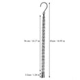 thumbnail image 1 of Fdit 3 PCS Garden Planter Flower Pot Basket Replacement Iron Hanging Chain +  hooks Set, Iron Hanging Chain +  hooks, Planter Hanging Chain, 1 of 10