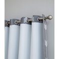 thumbnail image 4 of THD Benjamin Print Thermal Room Darkening Blackout Energy Efficient Patio Door Curtain Grommet Top Panel, 4 of 6