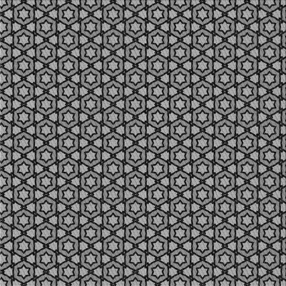 Ahgly Company Machine Washable Indoor Square Transitional Dark Gray Area Rugs, 6' Square