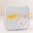 thumbnail image 1 of Toalla de tía de dibujos animados lindas niñas gran capacidad conveniente mes pequeño bolso bolsa de almacenamiento de toallas sanitarias, 1 of 6