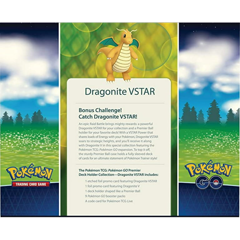 Pokemon Go Premier Deck Holder Collection Dragonite VSTAR Box