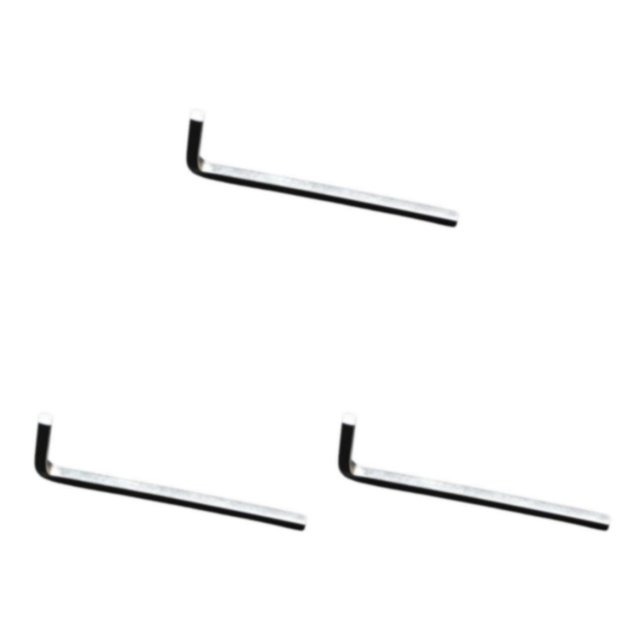 Ruiboury Sleek L-Shaped Square Head Wrench for Furniture Factory Enhanced Performance 3mm 3Set