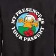thumbnail image 3 of Garfield - My Presence Is Your Present - Toddler And Youth Crewneck Fleece Sweatshirt, 3 of 5