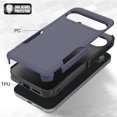 thumbnail image 5 of for Google Pixel 9 / 9 Pro Case,Heavy Duty Drop Protection Edge Raised Rugged Shockproof/Drop Proof/Dust Proof Military Protective Tough Durable Cell Phone Cover for Men Women,Darkblue, 5 of 5