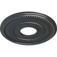 thumbnail image 3 of Ekena Millwork 12 1/8"OD x 3 5/8"ID x 3/4"P Valeriano Ceiling Medallion (Fits Canopies up to 6 1/4"), Hand-Painted Pewter, 3 of 6