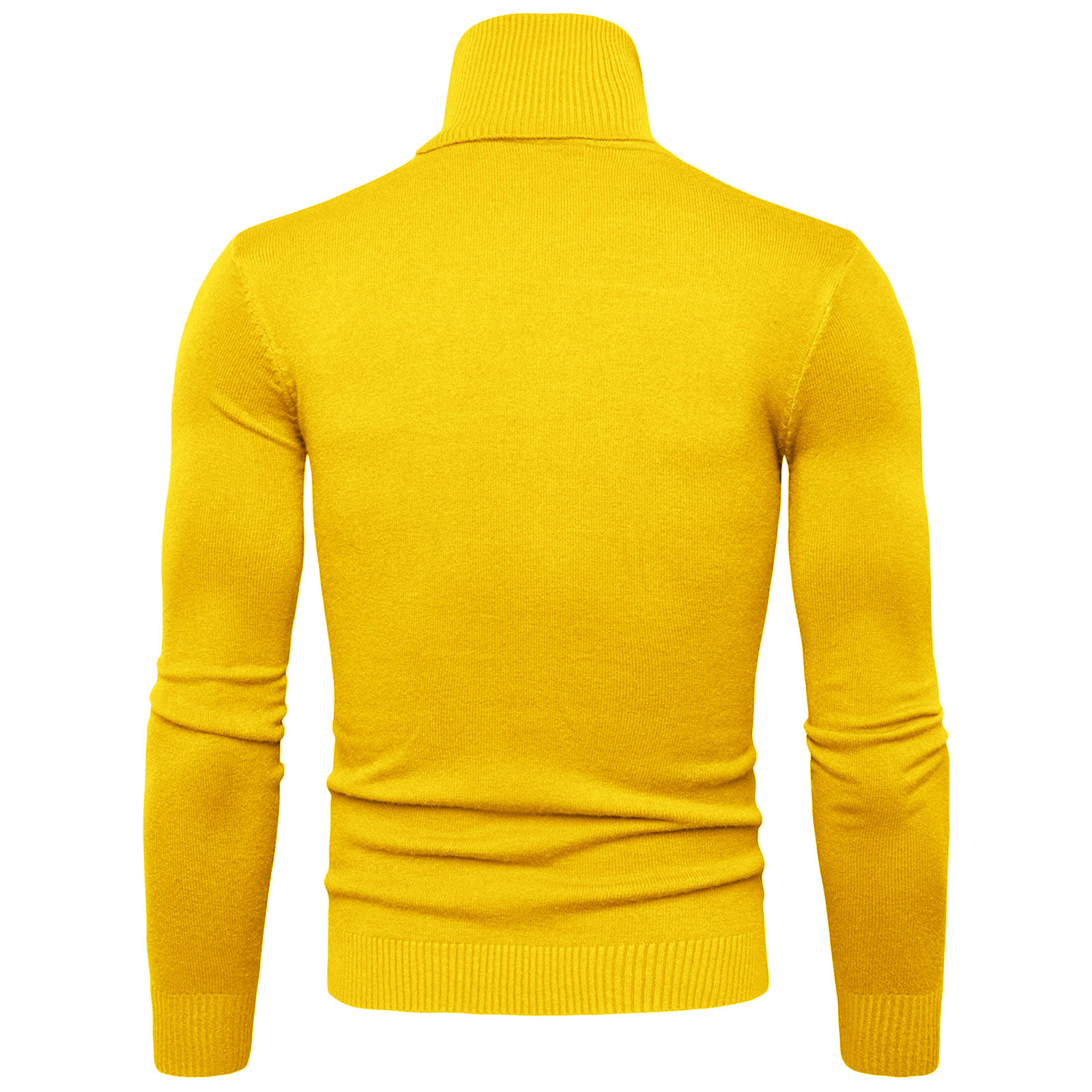 Mens yellow turtleneck sweater discount