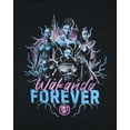 thumbnail image 2 of Black Panther Wakanda Forever Men's Shuri Okoye M'Baku Nakia Electric Vibe T-Shirt, 2 of 6