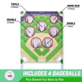 thumbnail image 3 of GoSports Pro Pitch Challenge Baseball Toss Game Set | Includes Target, 4 Baseballs, Scoreboard and Case, 3 of 4