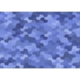 thumbnail image 1 of Ahgly Company Machine Washable Indoor Rectangle Transitional Sky Blue Area Rugs, 2' x 4', 1 of 7