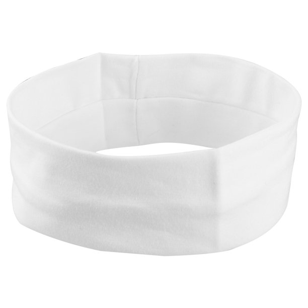 Uds. Diademas, bandas para el sudor, diadema elástica que absorbe la humedad, para deportes, algodón, blanco