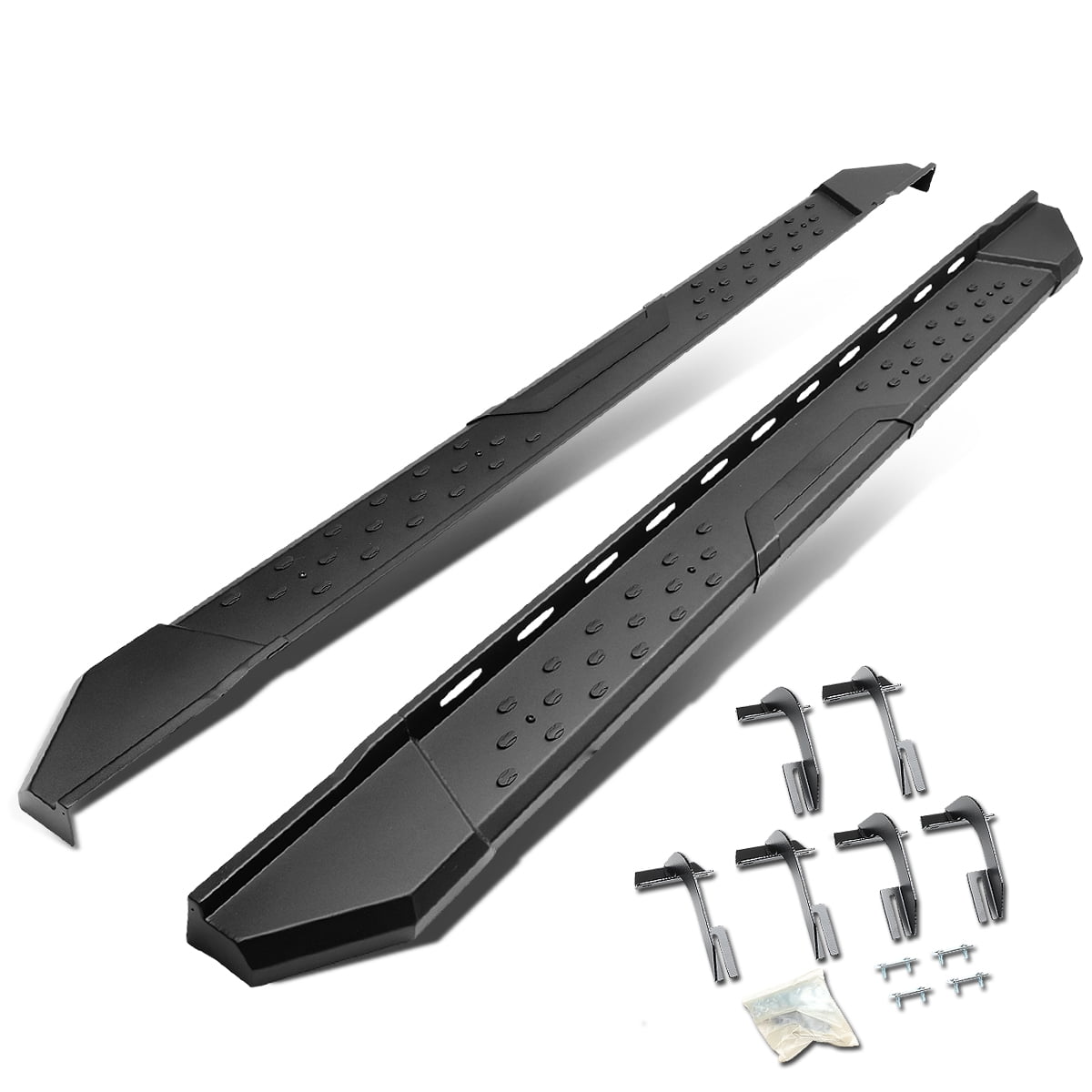DNA Motoring 5.5" Side Step Nerf Bars Running Boards for 2015-2020 Ford F150 Super Duty Crew Cab