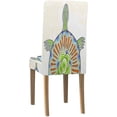 thumbnail image 4 of ZHANZZK Abstract Turtle in Style Stretch Chair Cover Protector Seat Slipcover for Dining Room Hotel Wedding Party Set of 6, 4 of 6