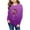 01-Purple, variant on Sweatshirt Sweater Little Girls Printed Long Sleeves Tops Casual Fleece Sweater Crew Neck Oversized Pullover Cotton Clothes Casual Comfy Fall Winter Warm Sweatshirts Kids Coat