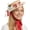 Red, variant on Kukuzhu Girls Women Victorian Tea Party Sun Hat, Lolita Lace Ribbons Straw Flat Hat Wide Brim Flower Bonnet Cap