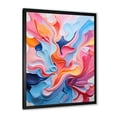 thumbnail image 2 of Designart "Colorful Abstract Liquid Ink II" Abstract Framed Wall Art - Modern Colorful Abstract Liquid Ink Living Room Framed Canvas Art, 2 of 6
