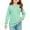 Mint Green, variant on Drmagiyhm Girls Long Sleeve T Shirts Size 10-12 Casual Crewneck Polka dot print Shirt Stylish Basic Fall T-Shirt Girl Comfy Tops 4-5 Years Beige