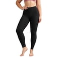 thumbnail image 2 of ZZwxWA Womens Fashion Leggings Elastic Winter Tight High Waisted Long Pants | Casual Lightweight Solid Color Sportswear Trousers, 2 of 5