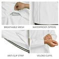 thumbnail image 7 of BALEAF Women' Cycling Running Rain Jackets Waterproof Hiking Wind Breakers Golf Lightweight Packable Reflective White Size XXL, 7 of 7