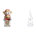 thumbnail image 1 of Figura de escritorio,Figura de Dios de la Fortuna de dibujos animados,regalo Feng Shui,Escultura abstracta de fuego,Estatua de arte abstracto para decoración del hogar,Escultura de fuego, 1 of 8