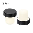 thumbnail image 3 of Tapones en forma de T Uxcell 8Pack, tapones de corcho para botellas de vino de 0.83 pulgadas, negros, 3 of 6
