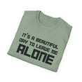 thumbnail image 3 of Funny Mens Tshirt Leave me Alone tee Sarcastic Graphic Shirt for Men, 3 of 6