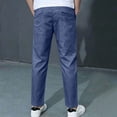thumbnail image 6 of Dpytoraw Boys School Uniform Pants Straight-Leg Elastic Waist School Pants for School Uniform, Sizes 4-12Y, 6 of 7