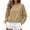 24# Camel, variant on Cropped Sweatshirt for Women Oversized Crewneck Long Sleeve Crop Pullover Casual Lightweight Boxy Sweater Black 2XL