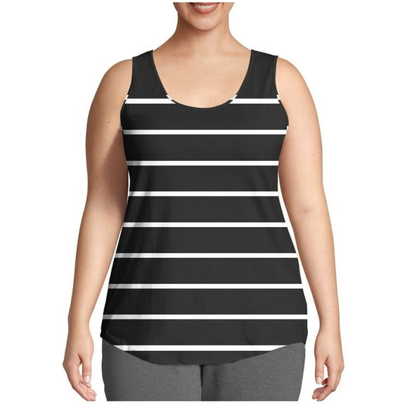 LiMoi Sleeveless Workout Tops for Women Womens Tops Casual Trendy Printed Tees for Women Vintage Plus Size T Shirts Women